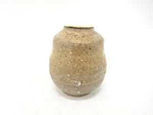 信楽焼　紫行造　茶入